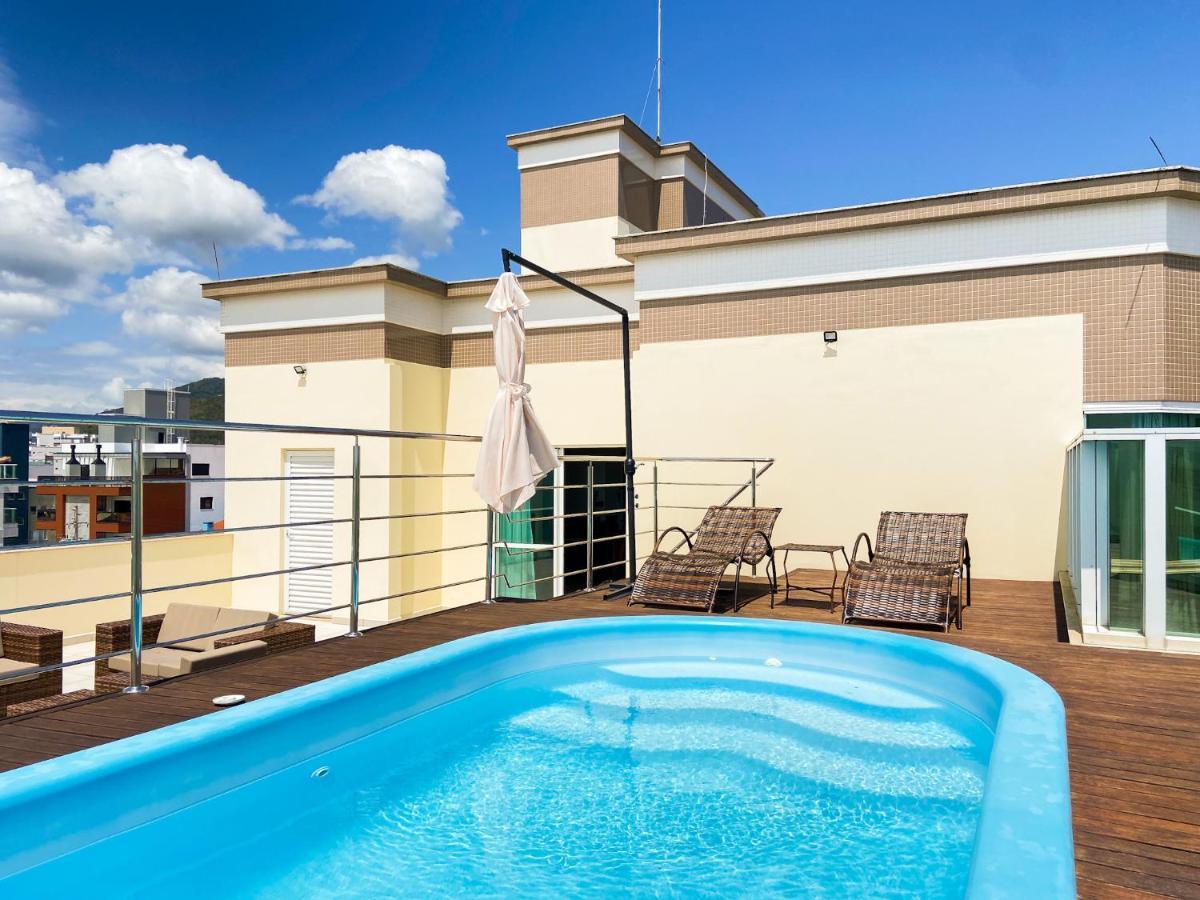 Апартаменти Infinito - Cobertura Frente Mar Com Piscina Говернадор-Селсу-Рамус Екстер'єр фото